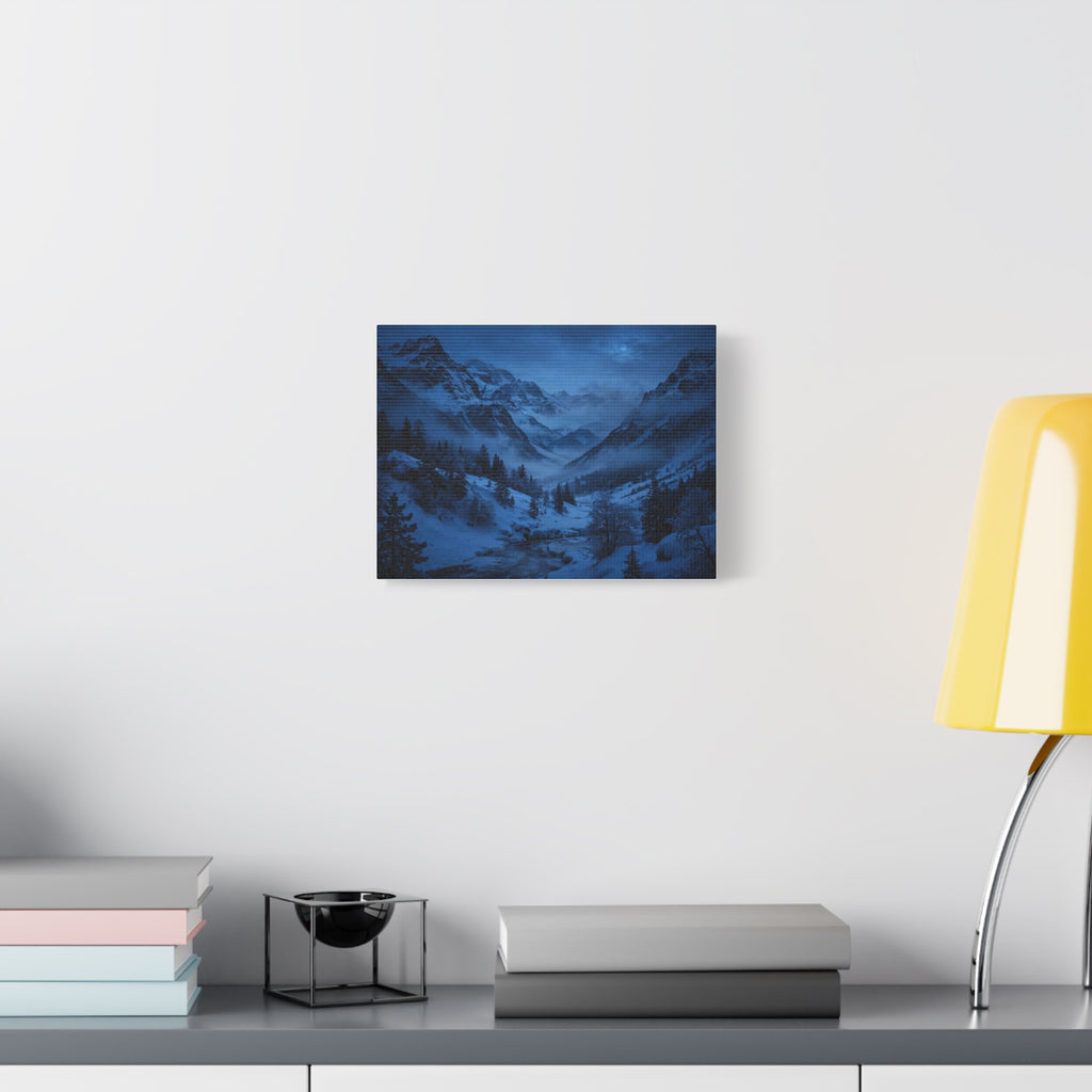 Snowy Valley — Wander Wild Co Canvas Print