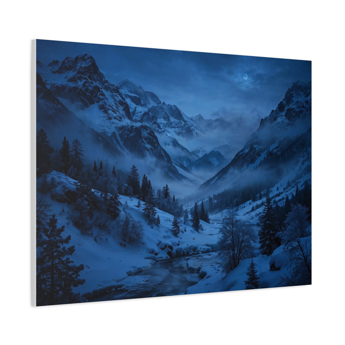 Snowy Valley — Wander Wild Co Canvas Print