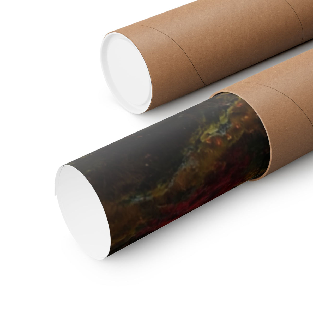 Autumn Ridge Art Print — Fall Colors Mountain Poster