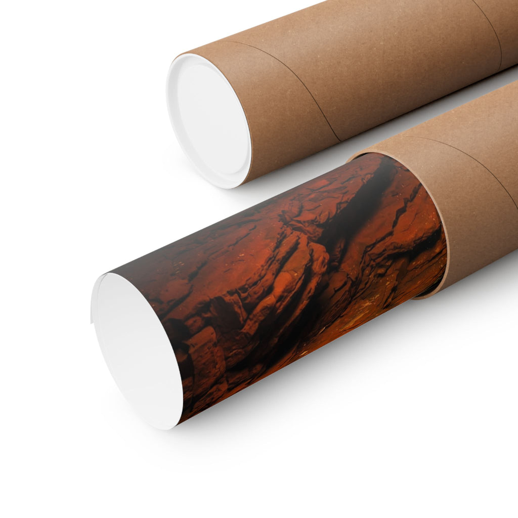 Slot Canyon Light Art Print — Desert Canyon Light Beam Poster