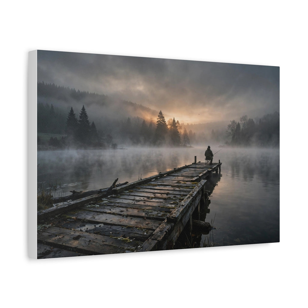 Fishing Dock — Wander Wild Co Canvas Print