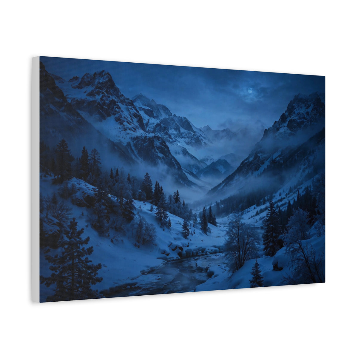 Snowy Valley — Wander Wild Co Canvas Print
