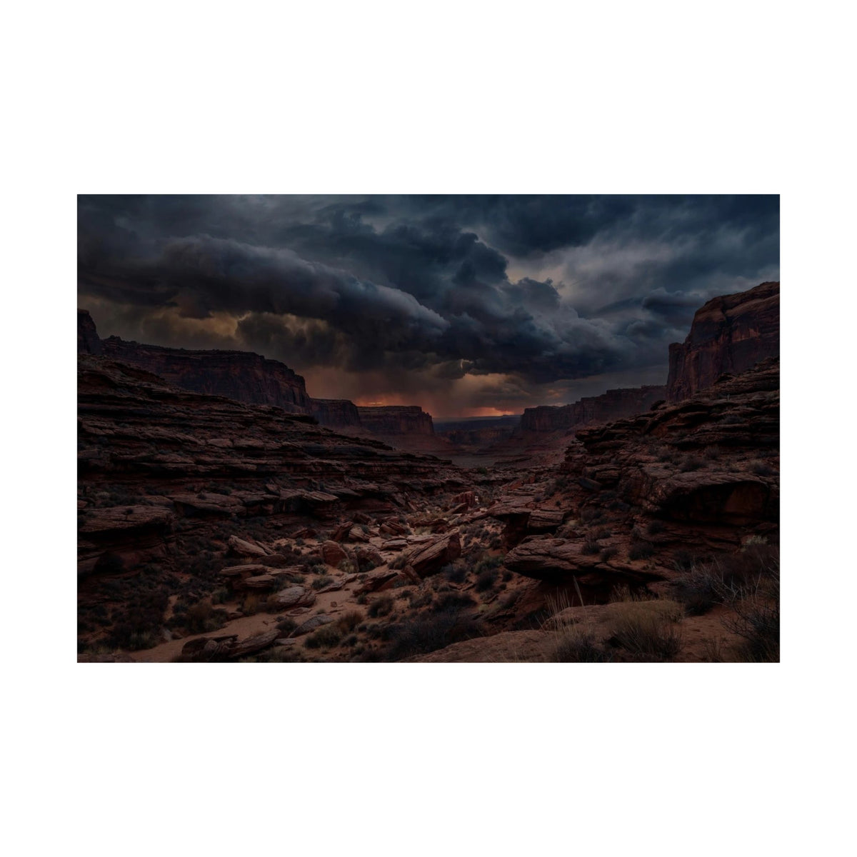 Canyon at Dusk — Wander Wild Co Art Print