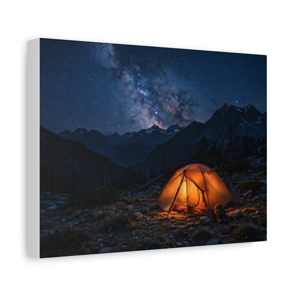 Tent Under Stars — Wander Wild Co Canvas Print