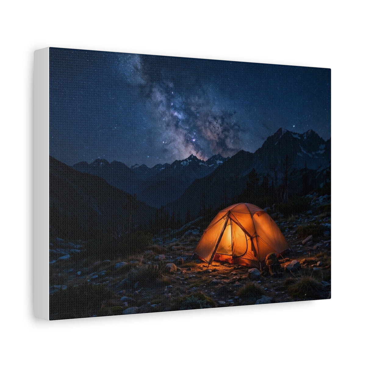 Tent Under Stars — Wander Wild Co Canvas Print