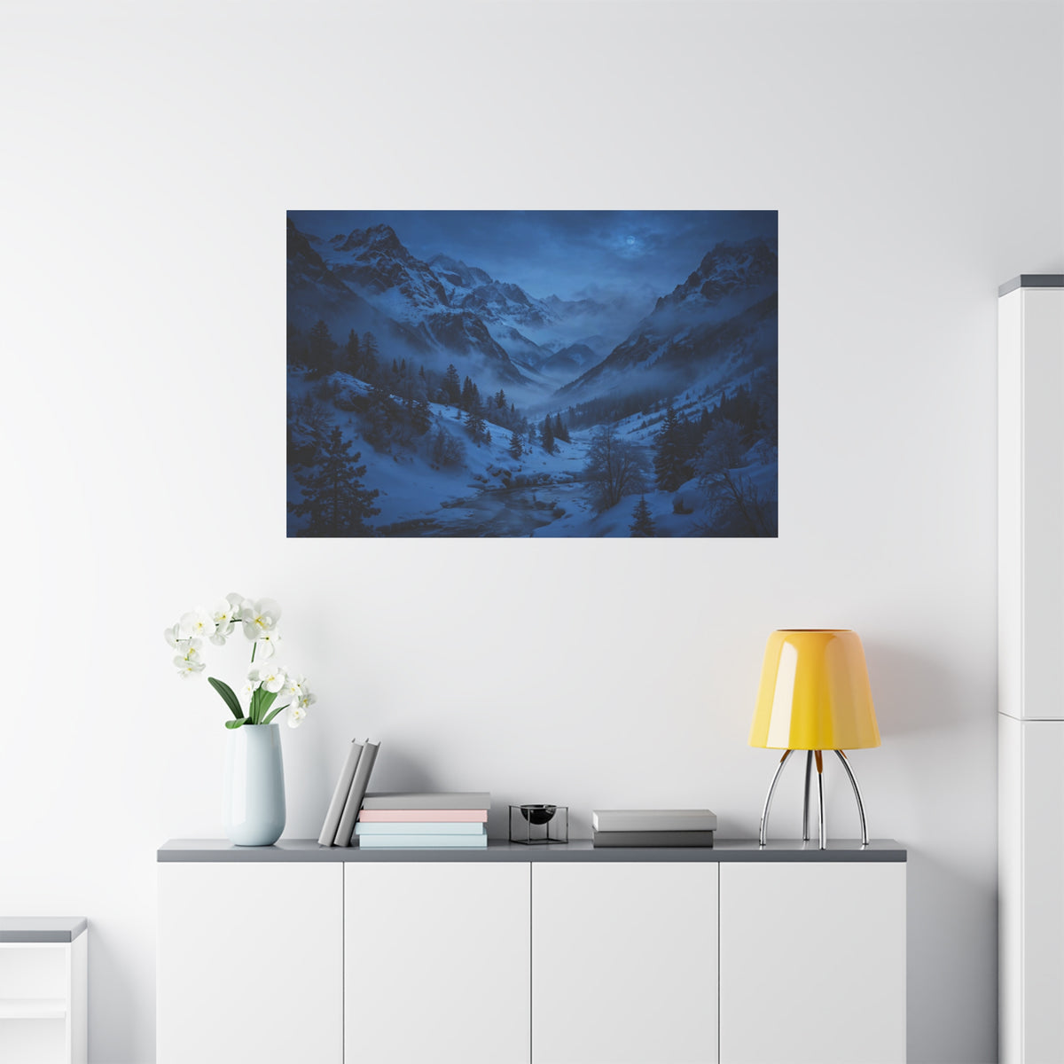 Snowy Valley — Wander Wild Co Canvas Print