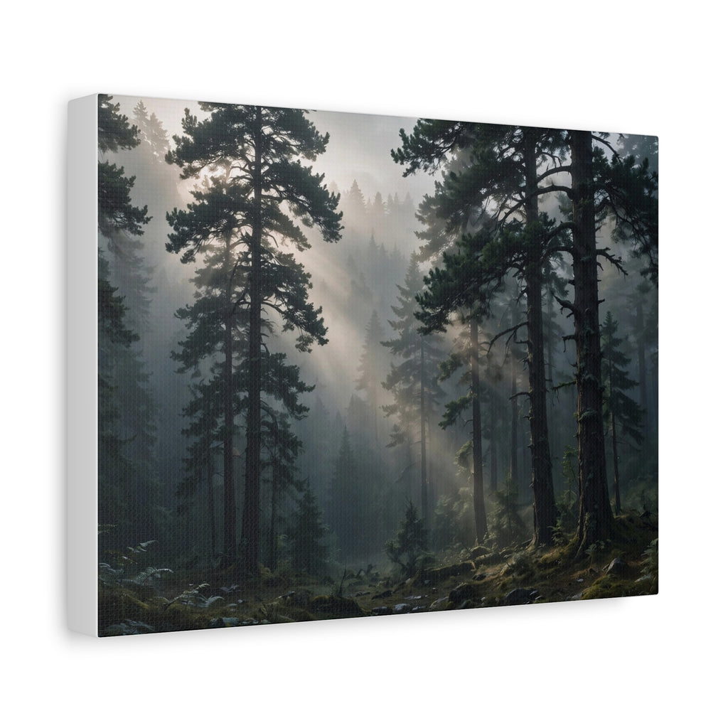 Fog Forest — Wander Wild Co Canvas Print