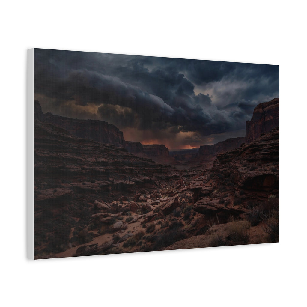 Canyon at Dusk — Wander Wild Co Canvas Print