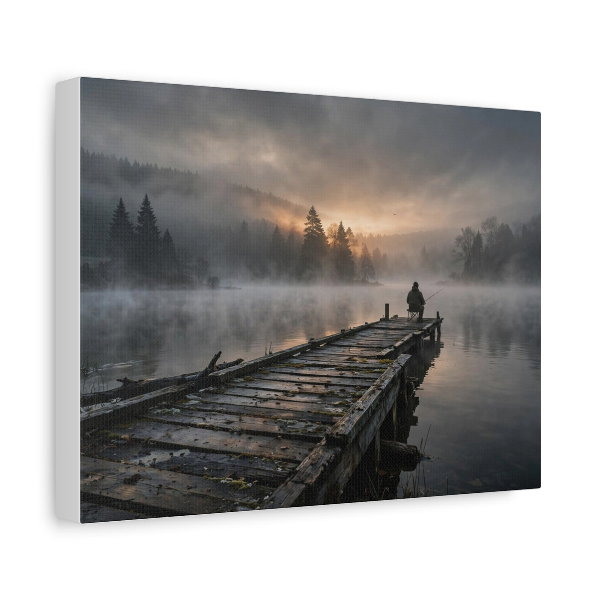 Fishing Dock — Wander Wild Co Canvas Print