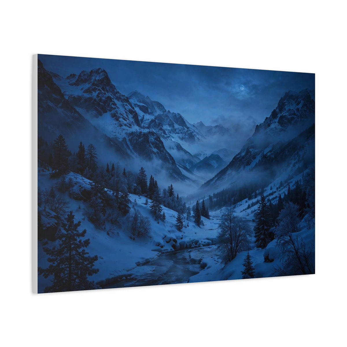 Snowy Valley — Wander Wild Co Canvas Print