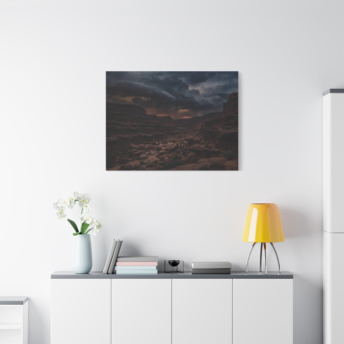 Canyon at Dusk — Wander Wild Co Canvas Print