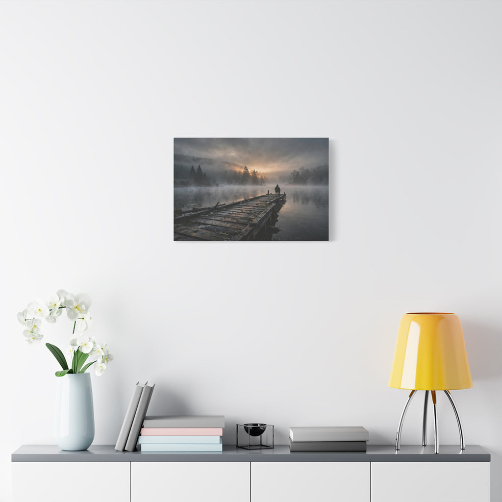 Fishing Dock — Wander Wild Co Canvas Print