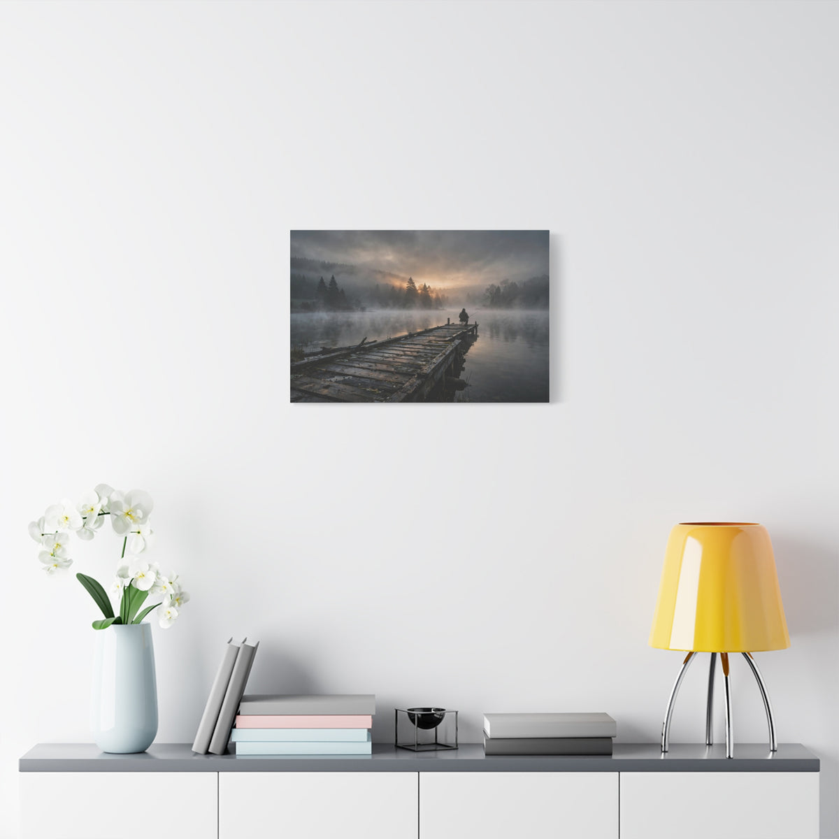 Fishing Dock — Wander Wild Co Canvas Print