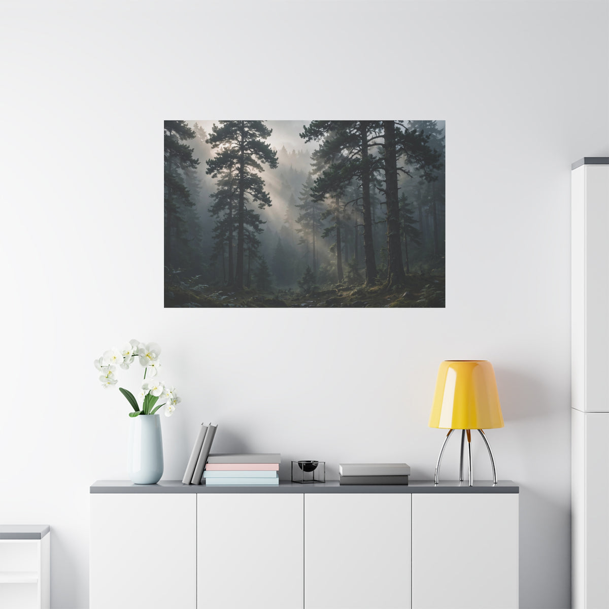 Fog Forest — Wander Wild Co Canvas Print