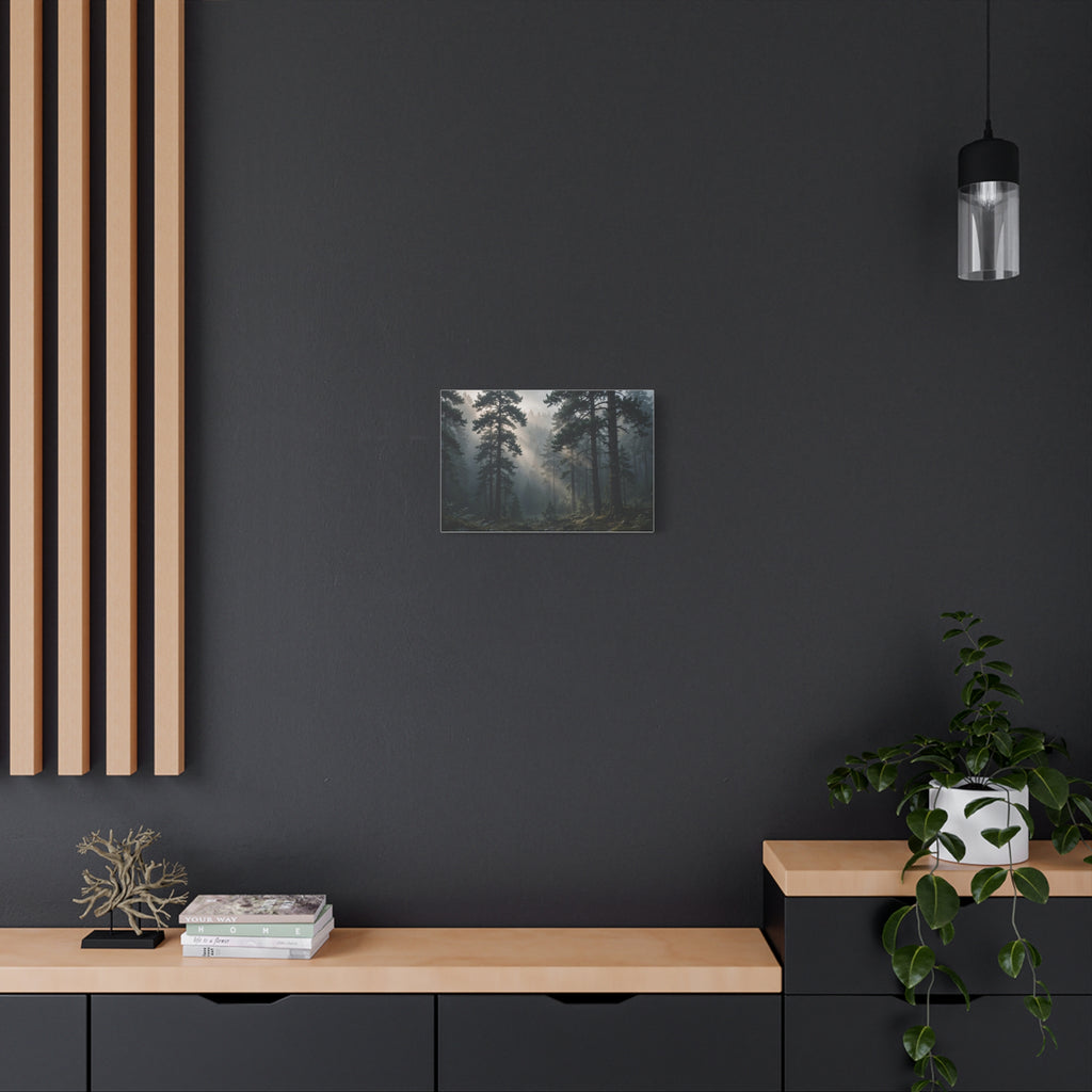 Fog Forest — Wander Wild Co Canvas Print