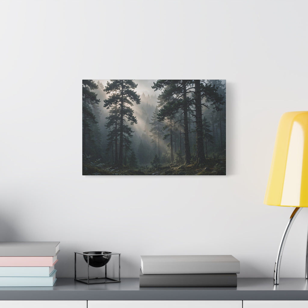 Fog Forest — Wander Wild Co Canvas Print