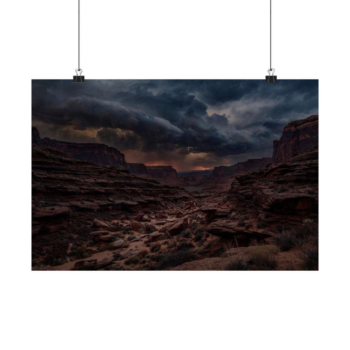 Canyon at Dusk — Wander Wild Co Art Print