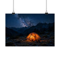Tent Under Stars — Wander Wild Co Art Print