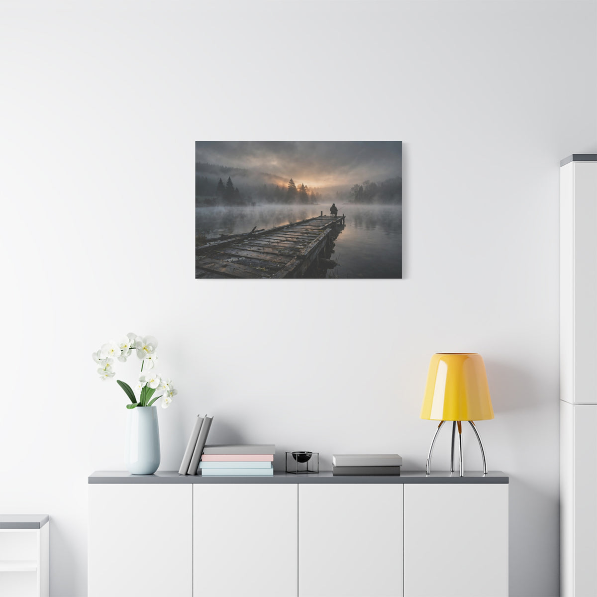 Fishing Dock — Wander Wild Co Canvas Print