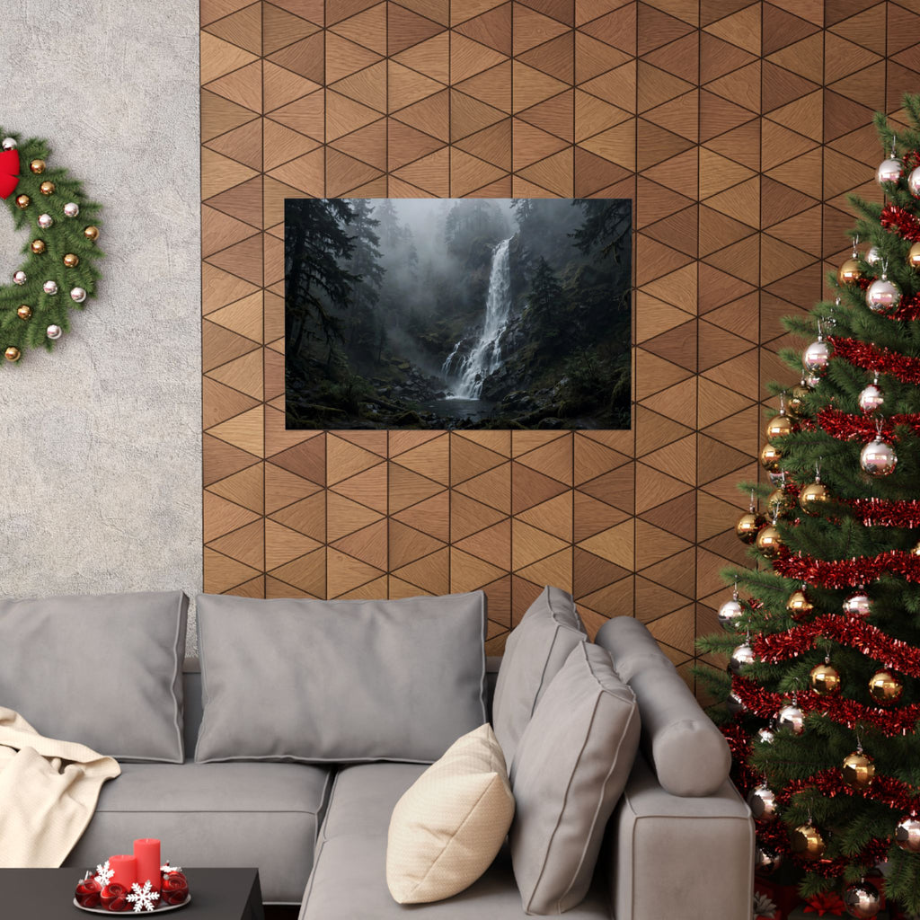 Waterfall in Fog — Wander Wild Co Art Print