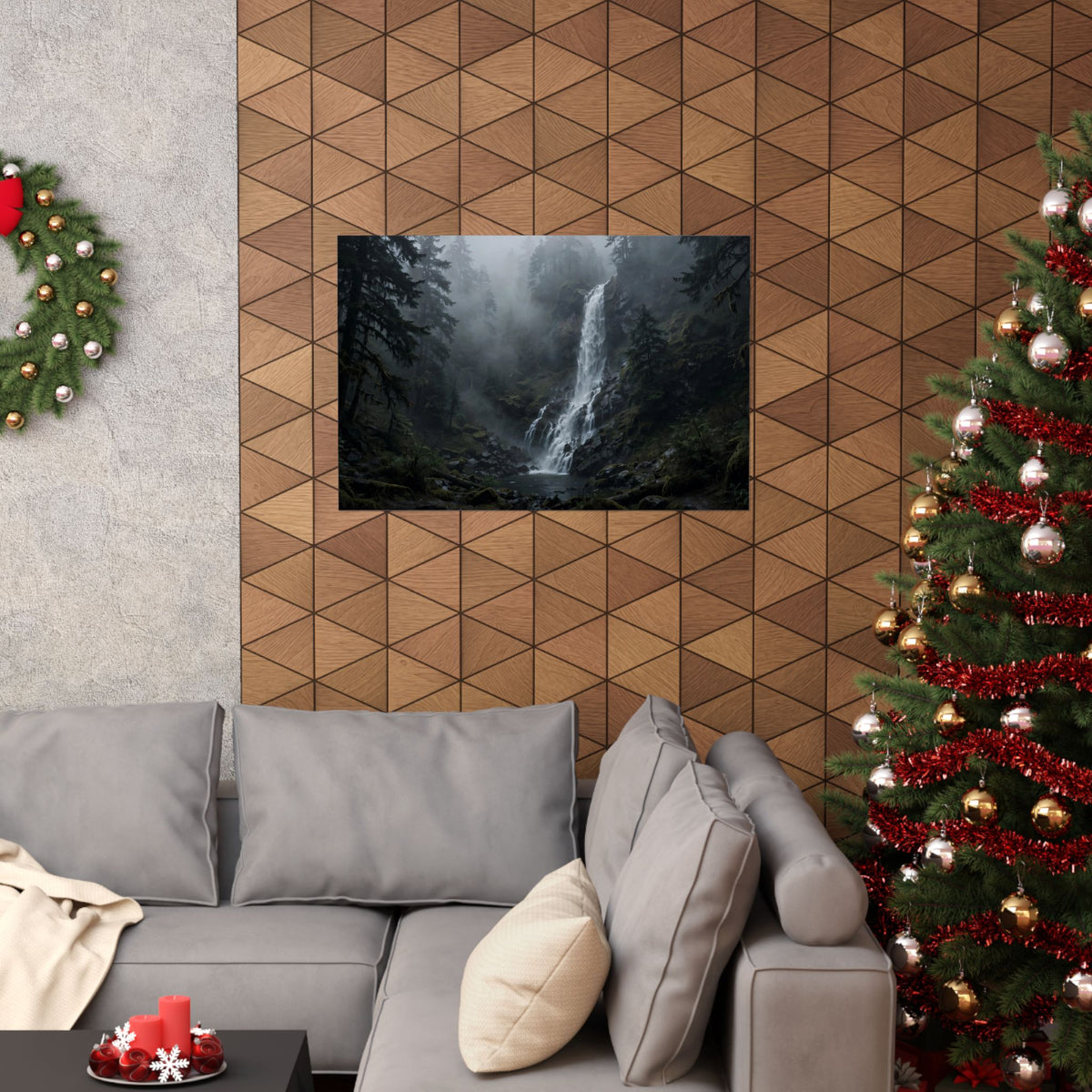 Waterfall in Fog — Wander Wild Co Art Print