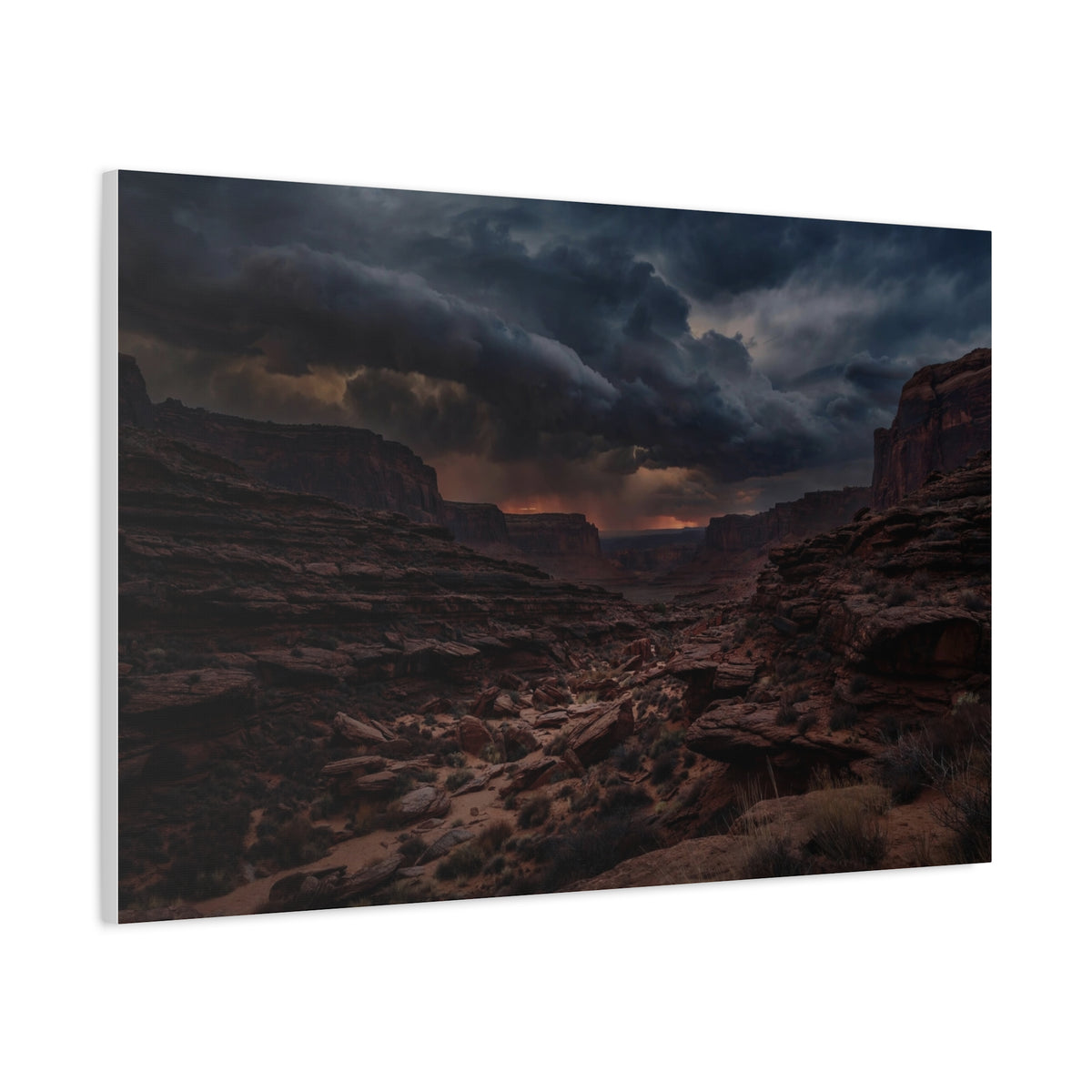 Canyon at Dusk — Wander Wild Co Canvas Print