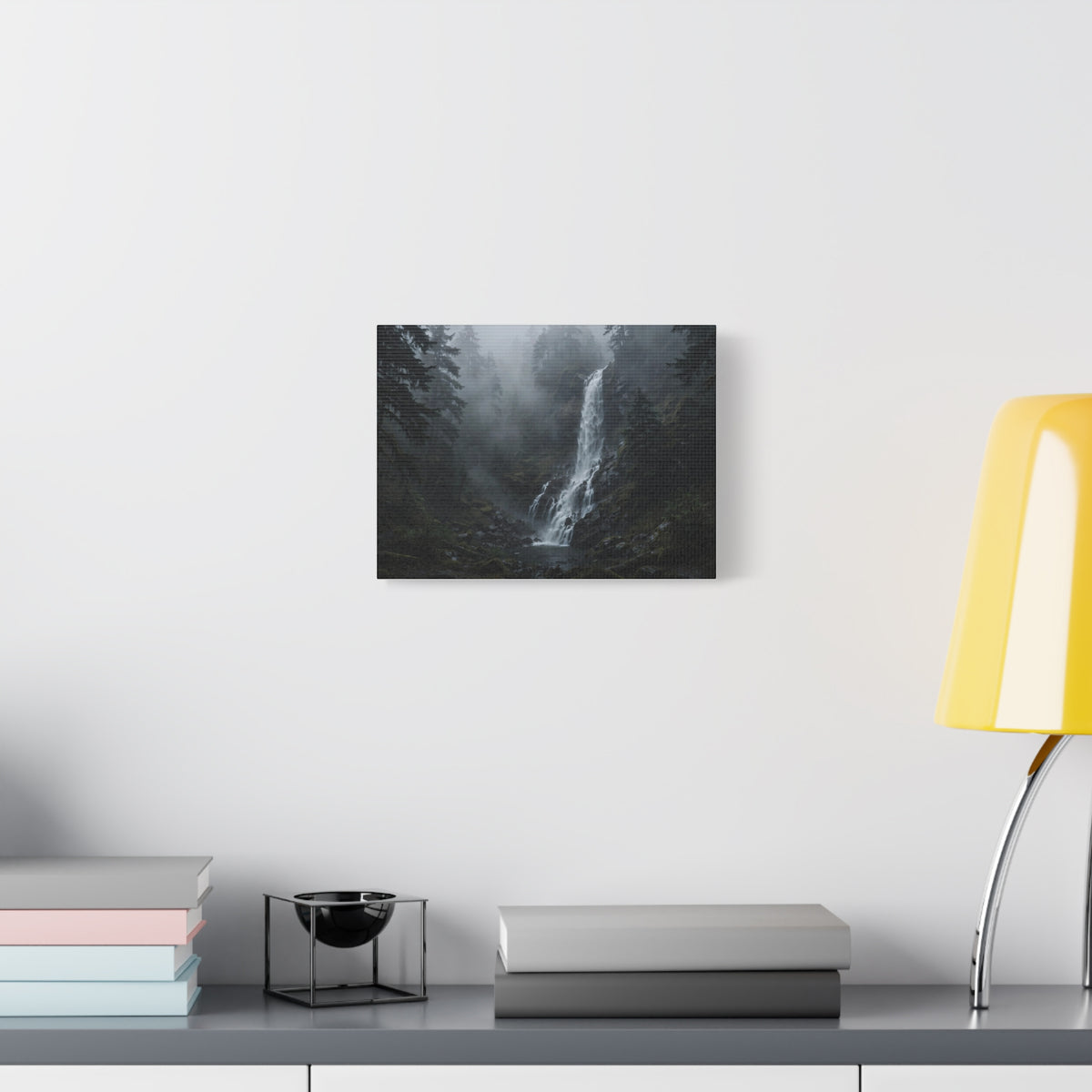 Waterfall in Fog — Wander Wild Co Canvas Print