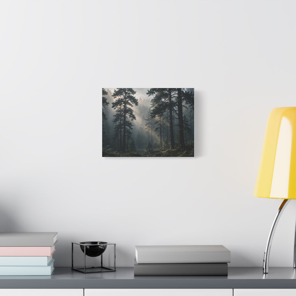 Fog Forest — Wander Wild Co Canvas Print