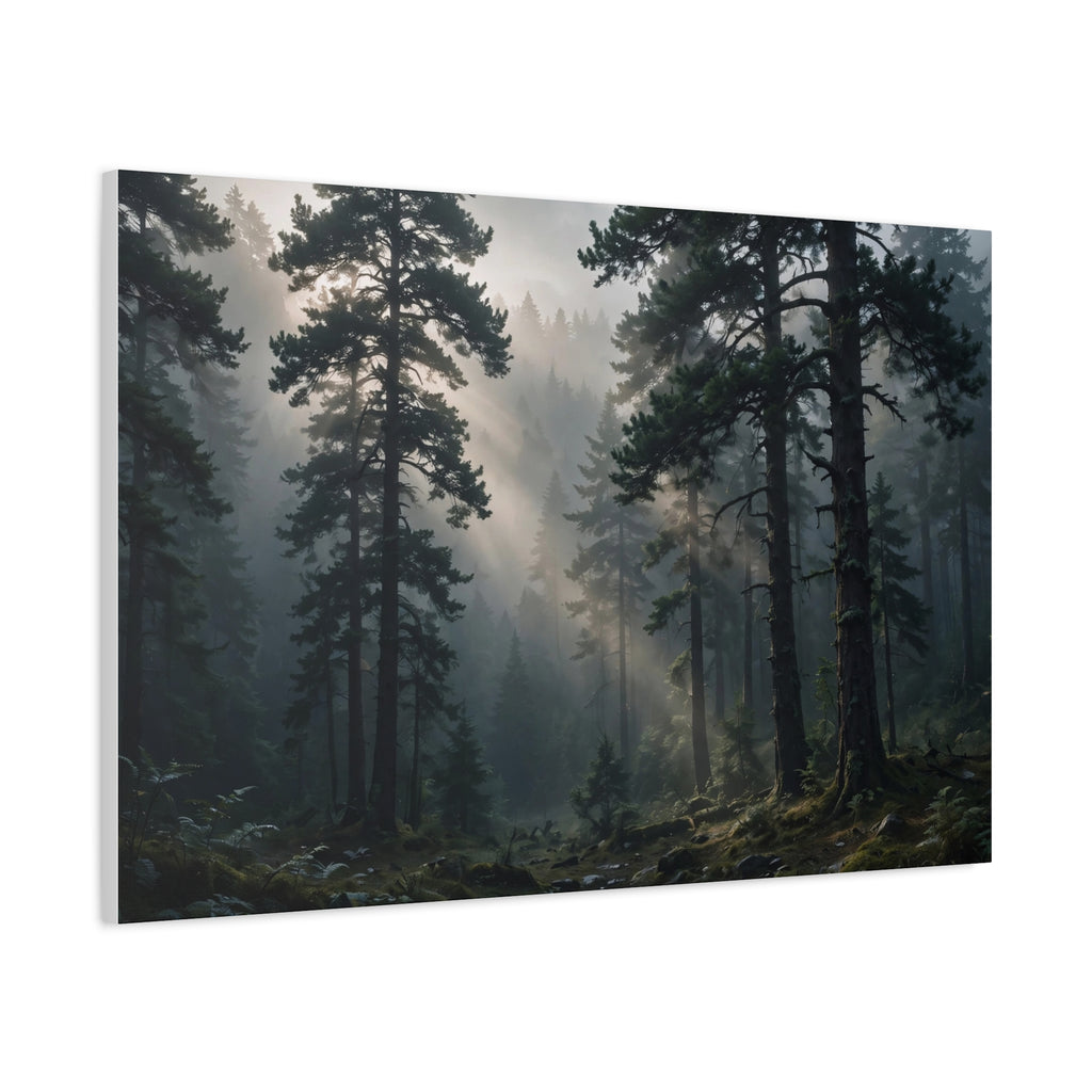 Fog Forest — Wander Wild Co Canvas Print
