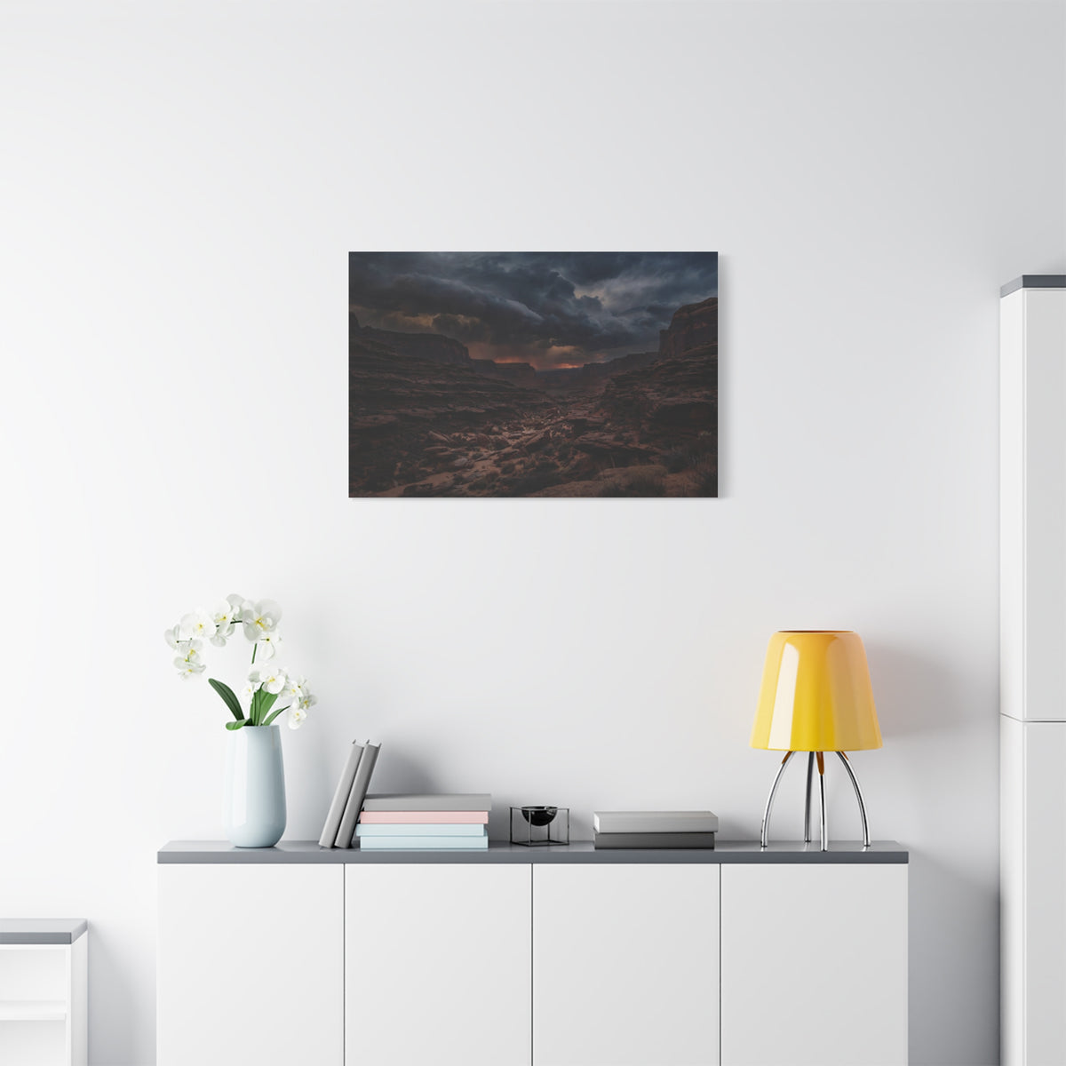 Canyon at Dusk — Wander Wild Co Canvas Print