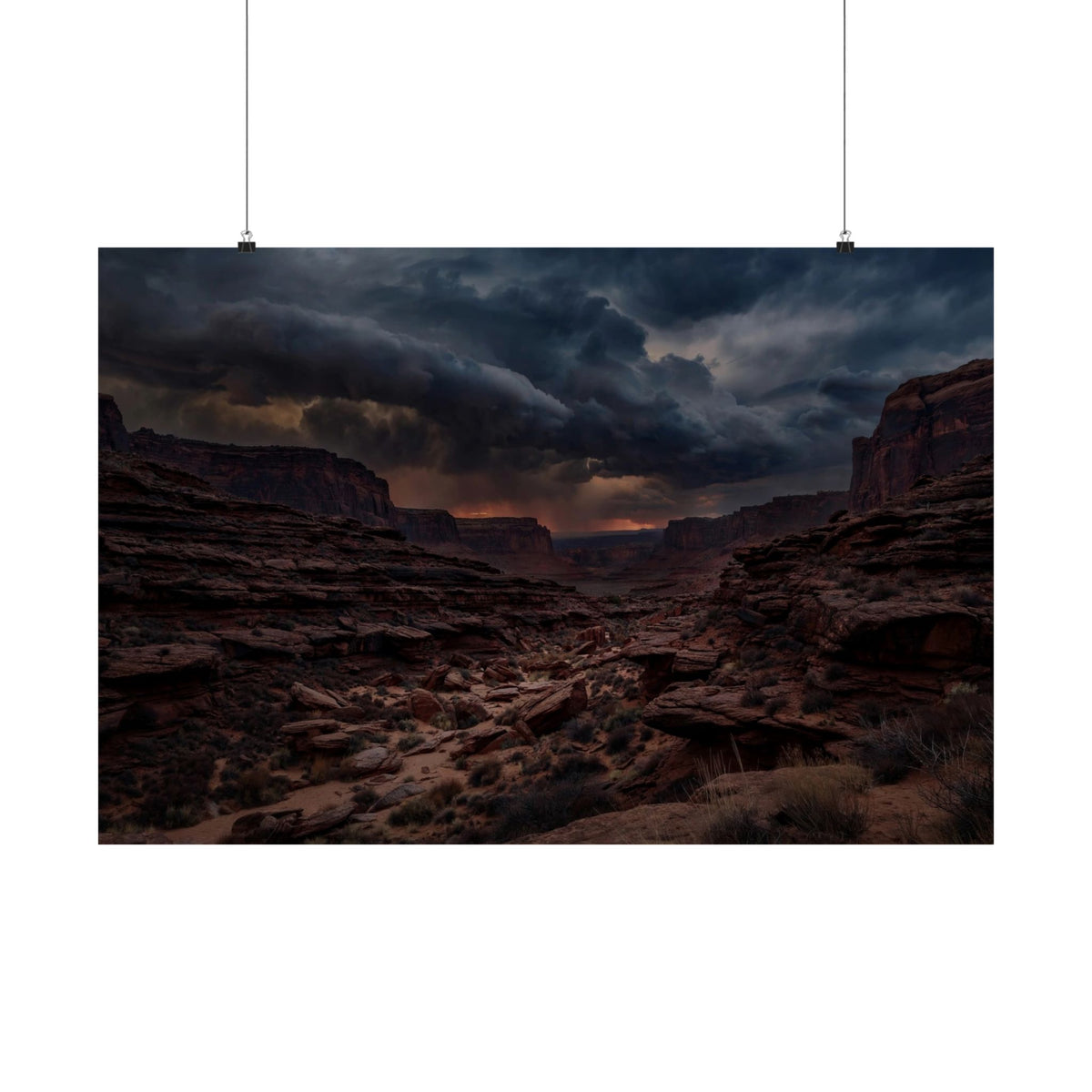 Canyon at Dusk — Wander Wild Co Art Print