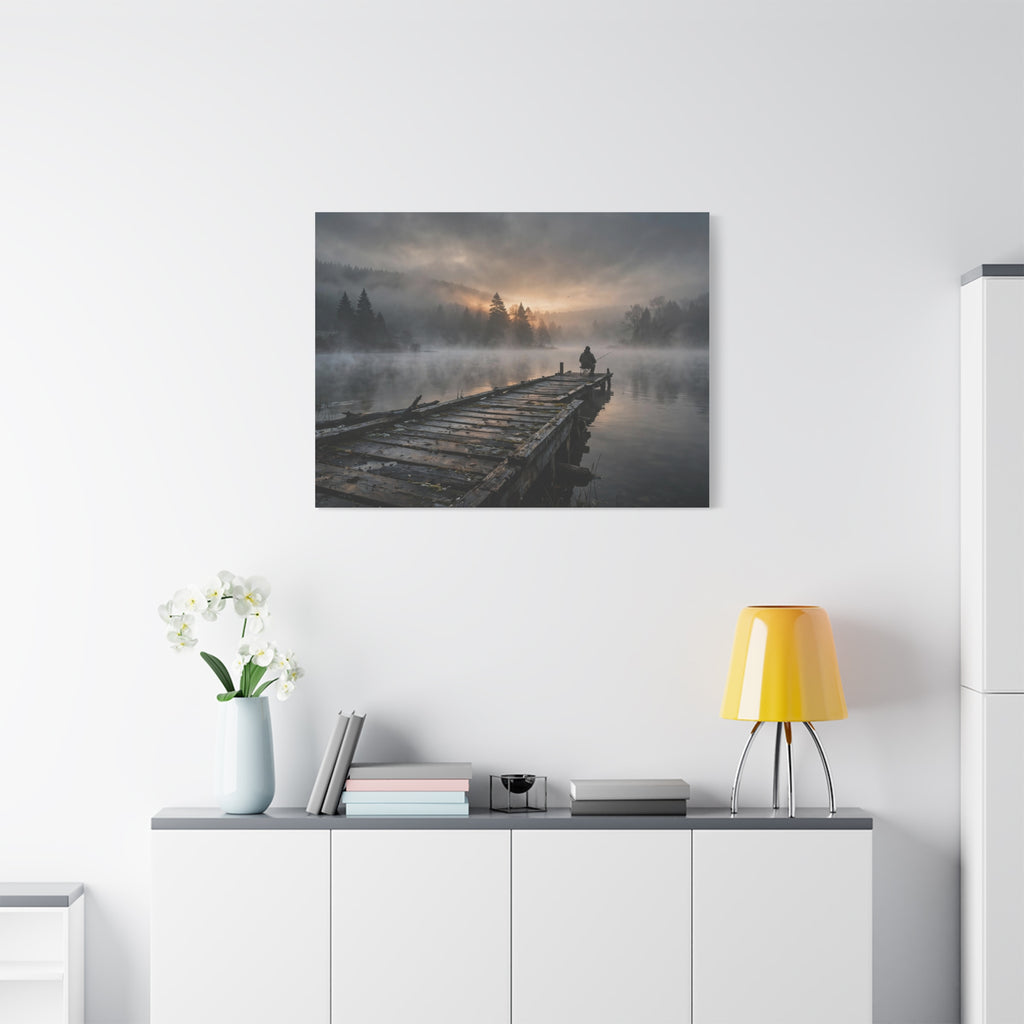 Fishing Dock — Wander Wild Co Canvas Print