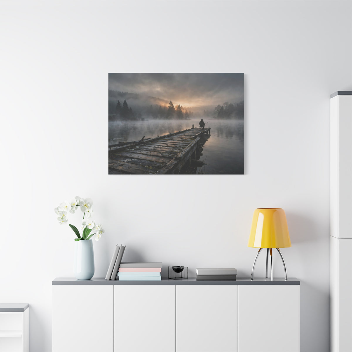 Fishing Dock — Wander Wild Co Canvas Print