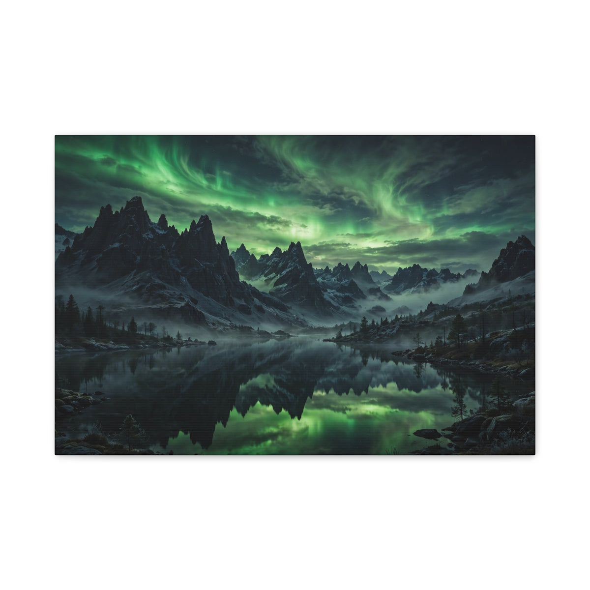 Northern Lights — Wander Wild Co Canvas Print