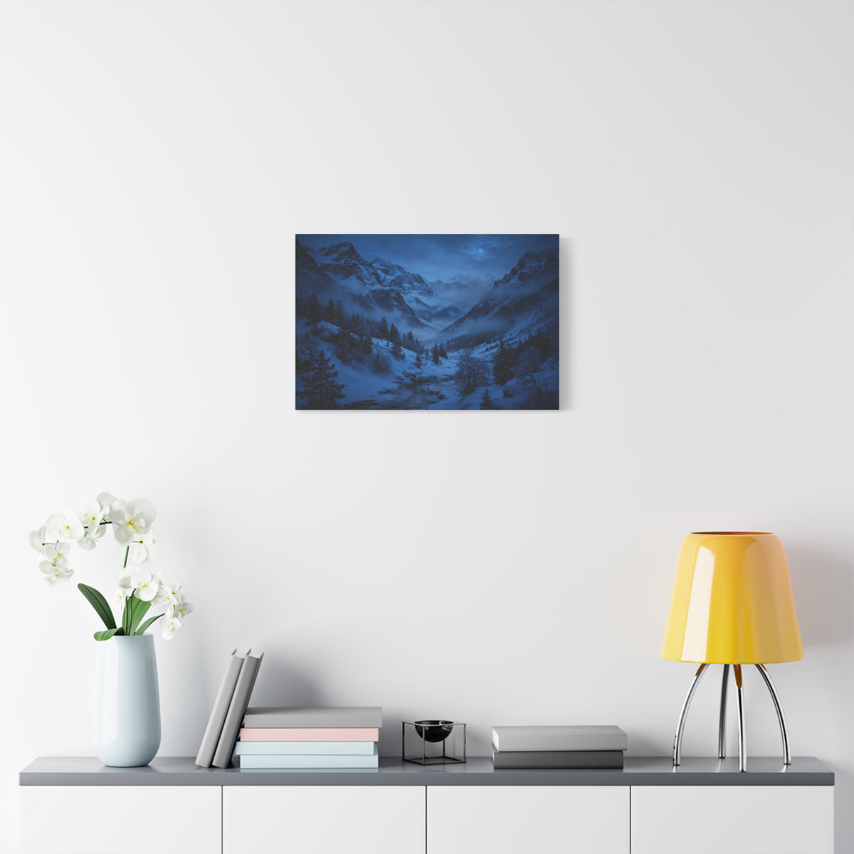 Snowy Valley — Wander Wild Co Canvas Print