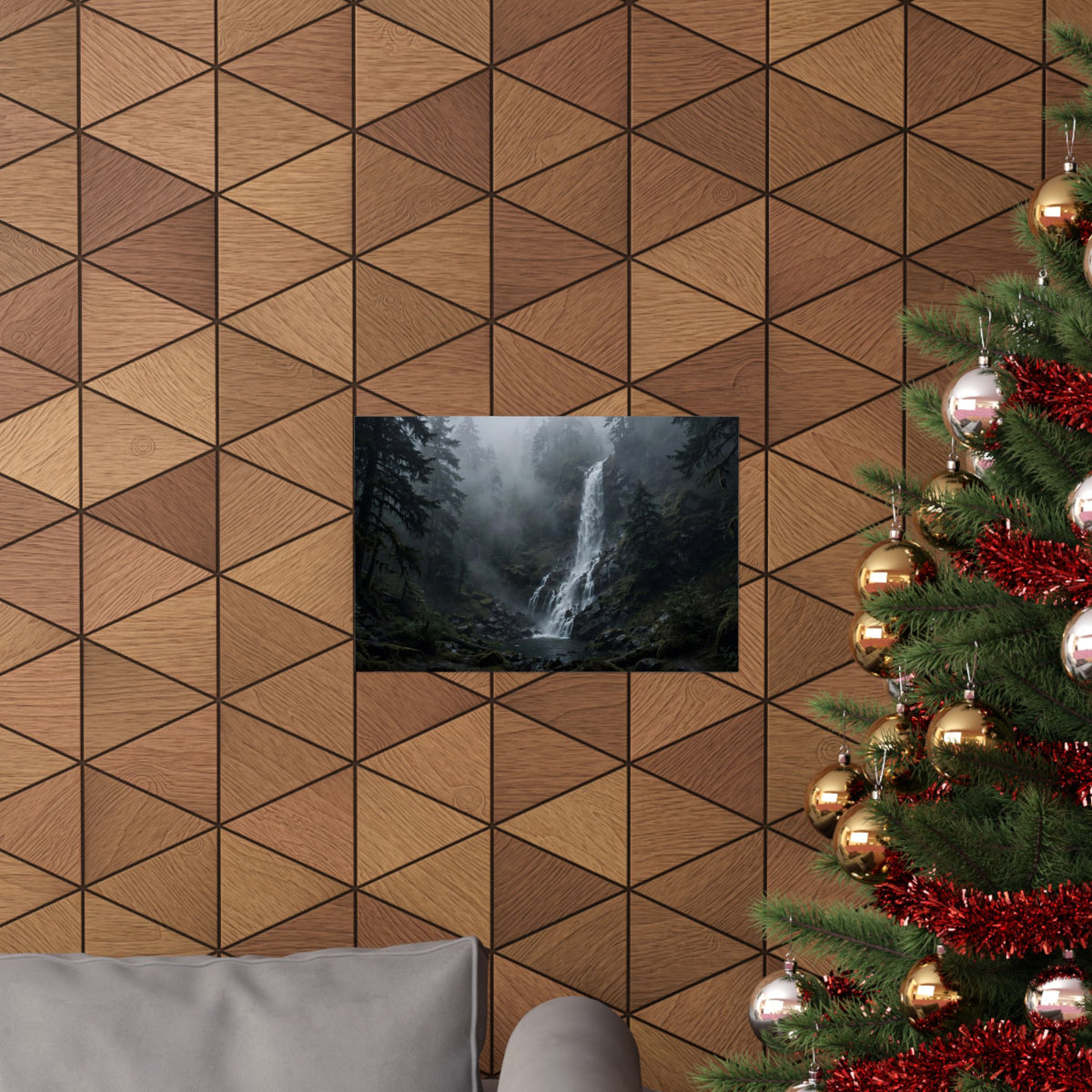 Waterfall in Fog — Wander Wild Co Art Print