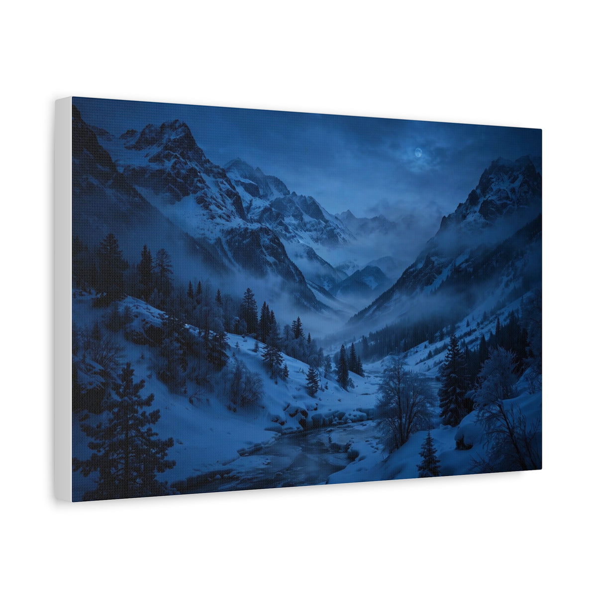 Snowy Valley — Wander Wild Co Canvas Print