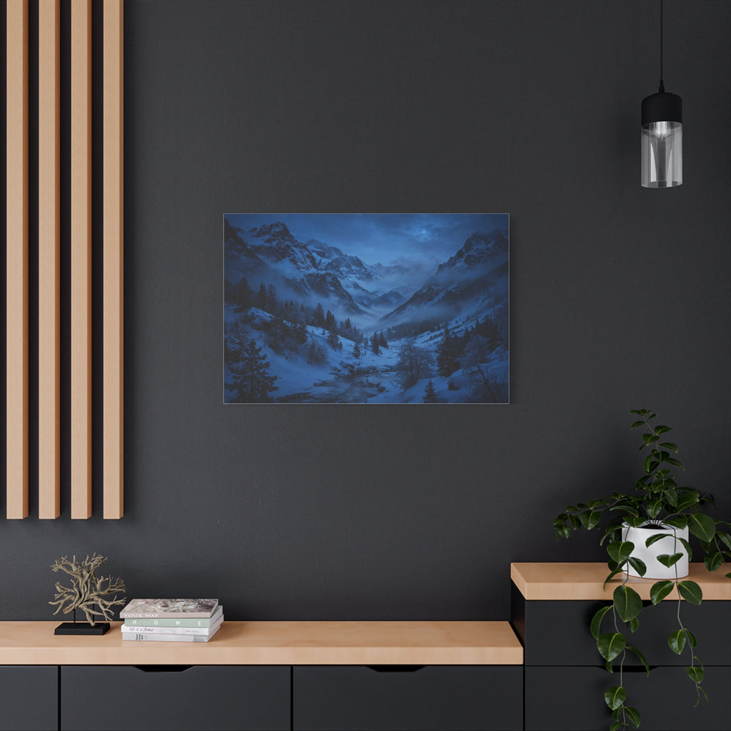 Snowy Valley — Wander Wild Co Canvas Print
