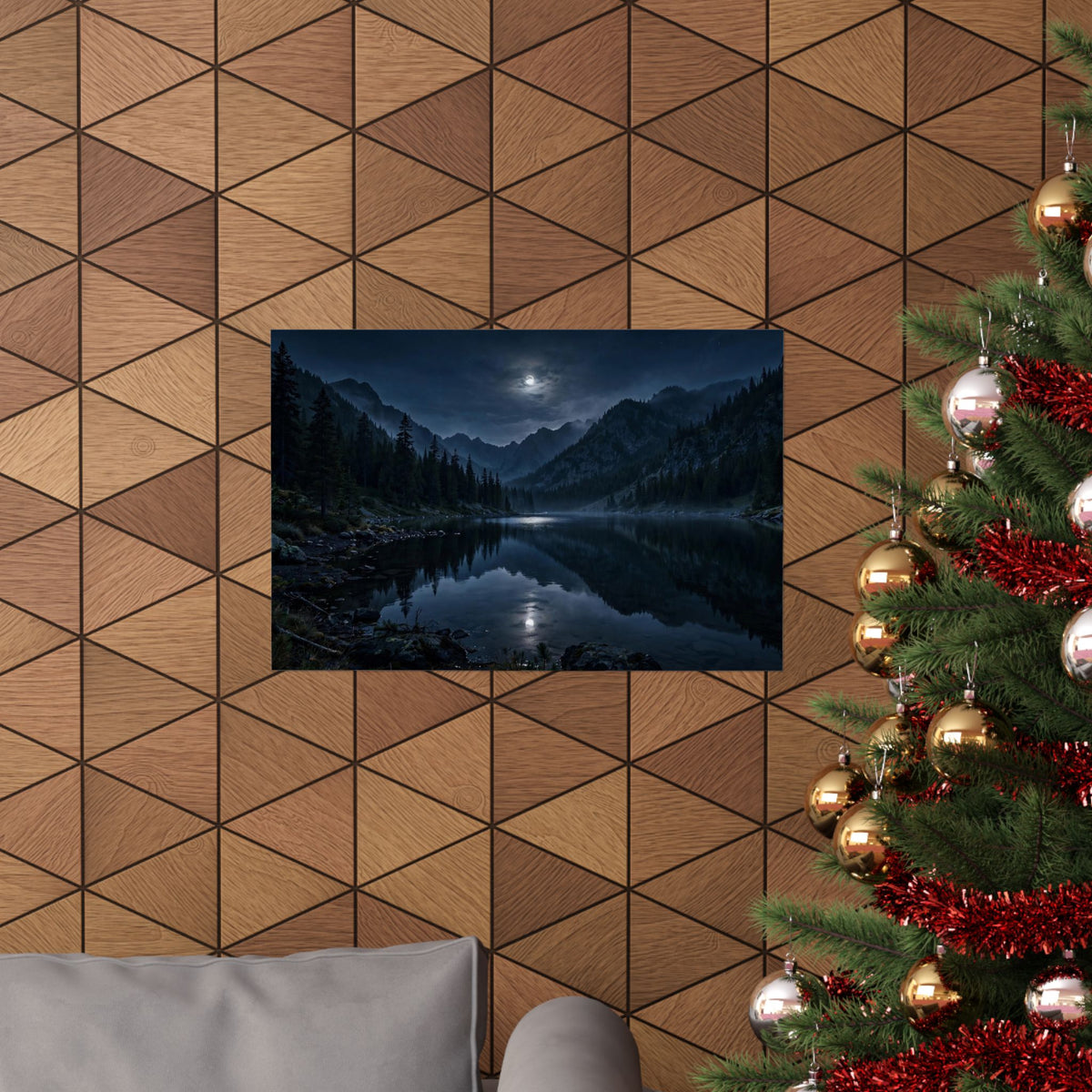 Moonlit Lake — Wander Wild Co Art Print
