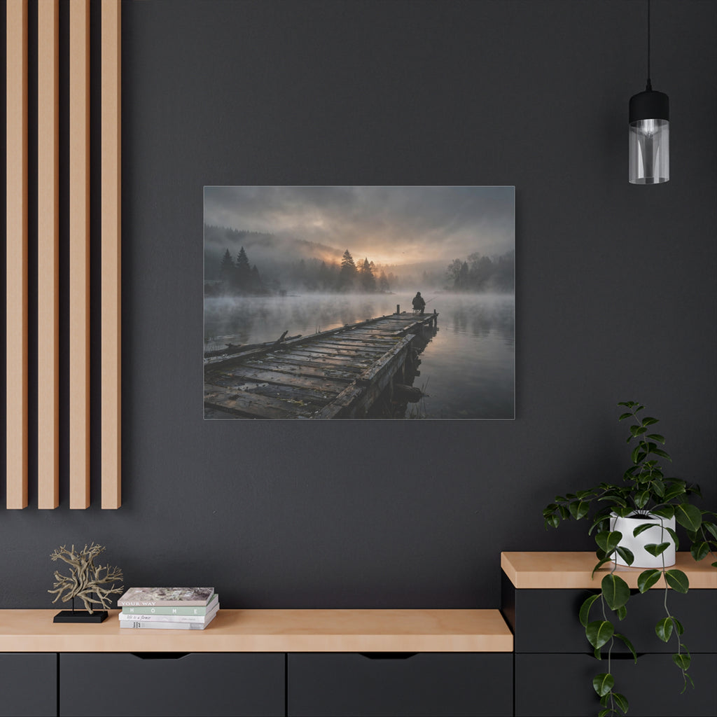 Fishing Dock — Wander Wild Co Canvas Print