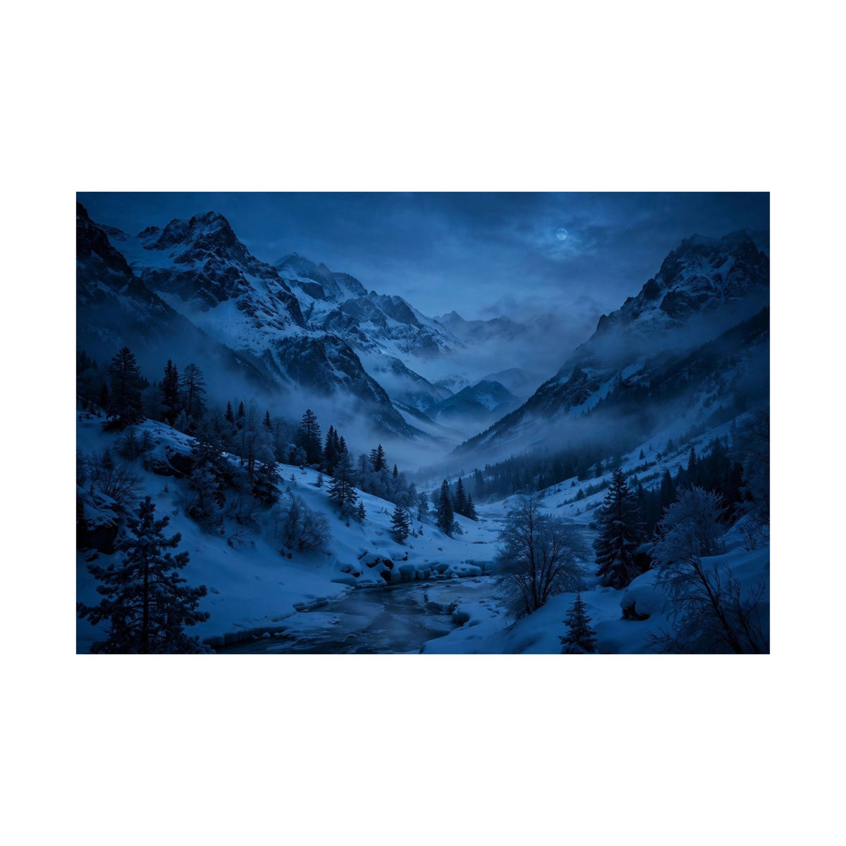 Snowy Valley — Wander Wild Co Art Print