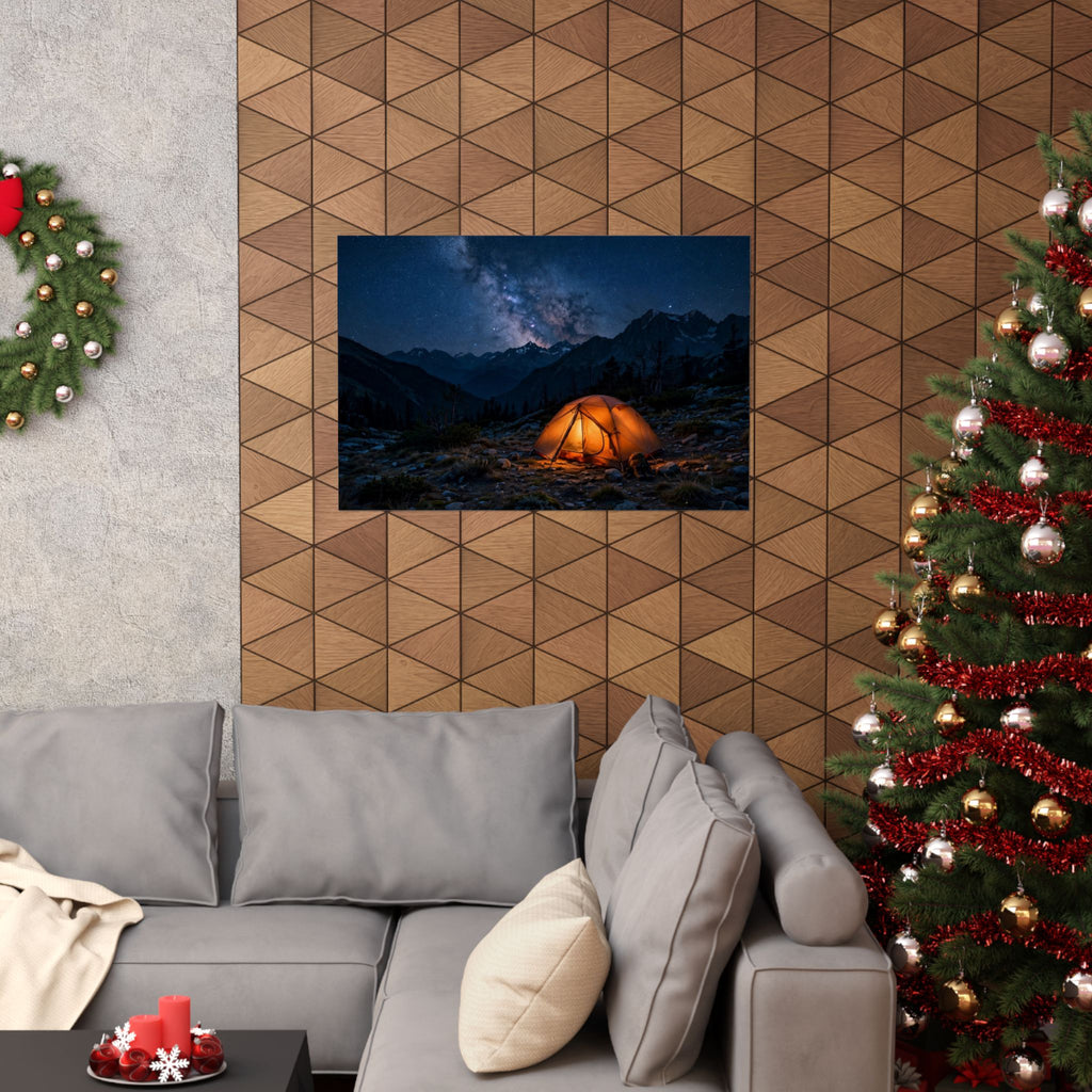 Tent Under Stars — Wander Wild Co Art Print