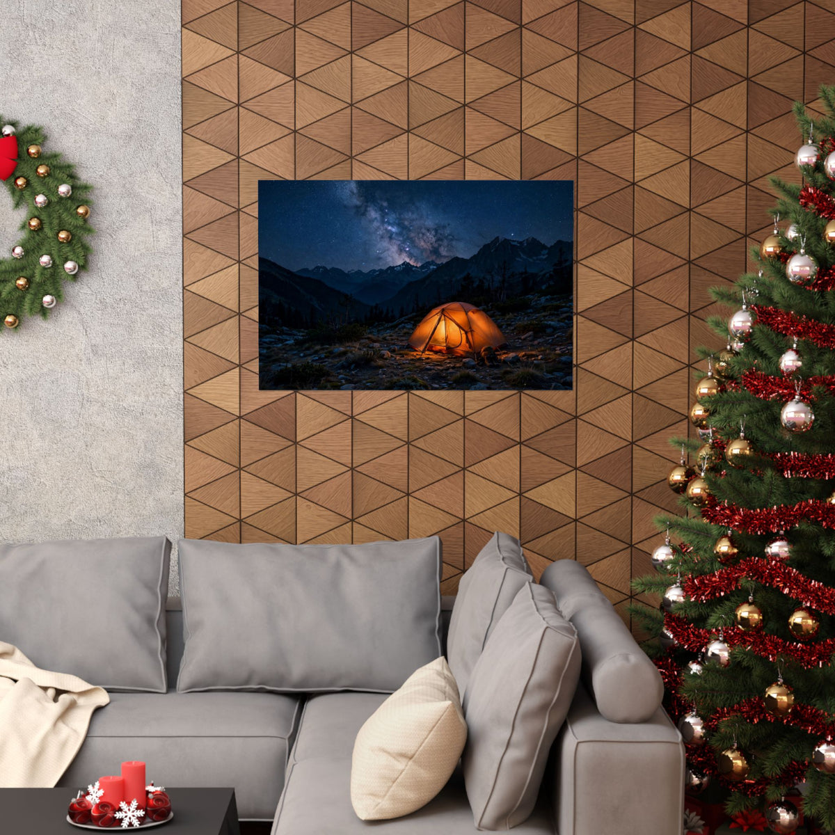 Tent Under Stars — Wander Wild Co Art Print