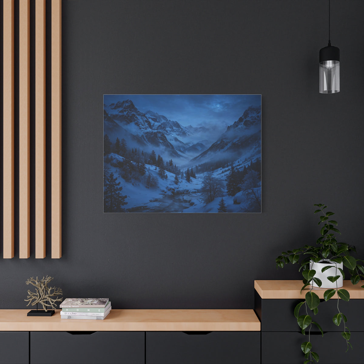 Snowy Valley — Wander Wild Co Canvas Print