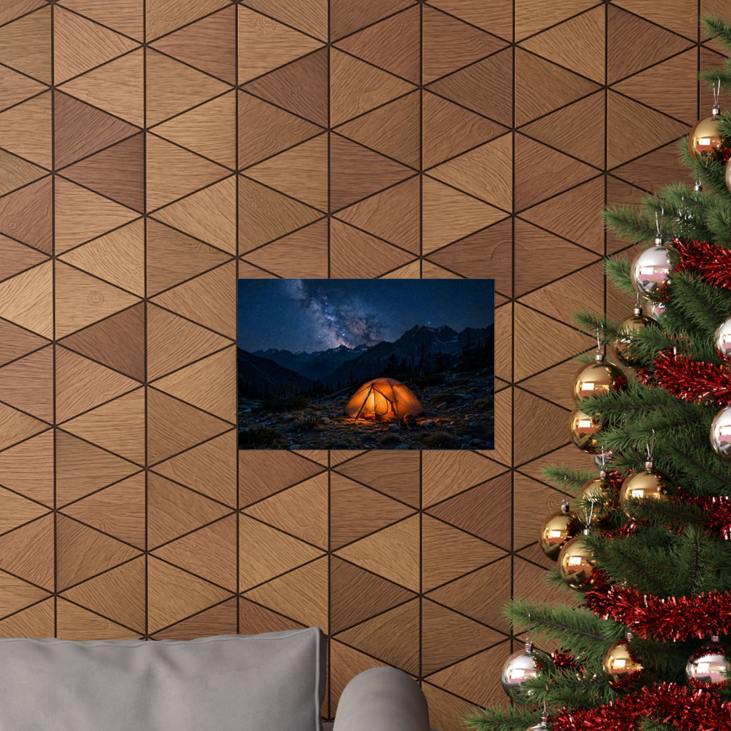 Tent Under Stars — Wander Wild Co Art Print