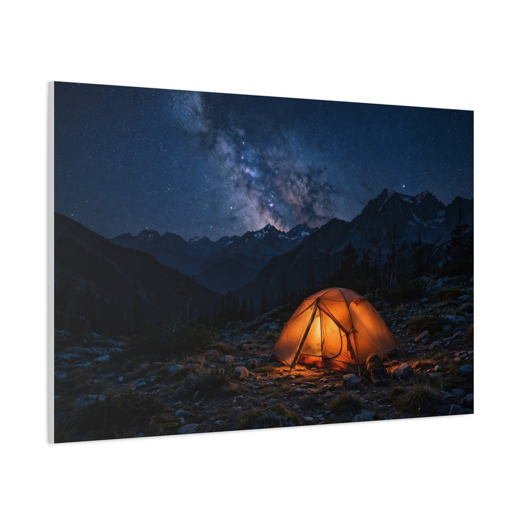 Tent Under Stars — Wander Wild Co Canvas Print