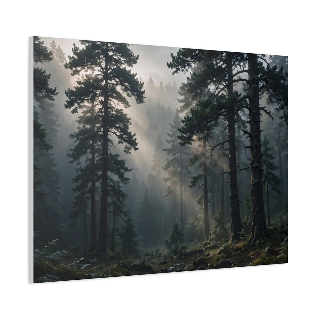Fog Forest — Wander Wild Co Canvas Print