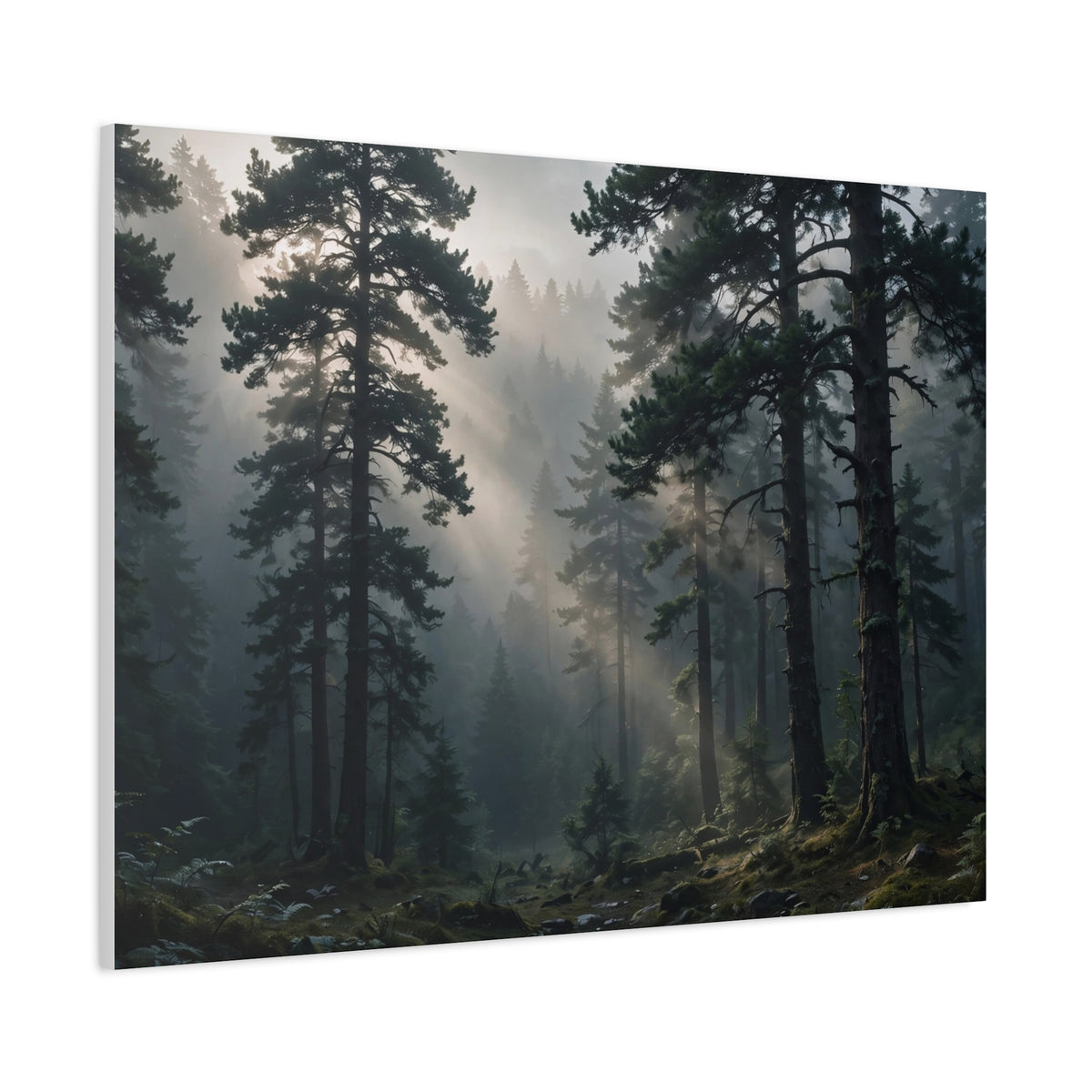 Fog Forest — Wander Wild Co Canvas Print