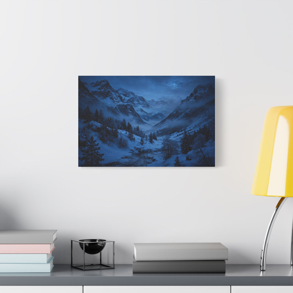 Snowy Valley — Wander Wild Co Canvas Print