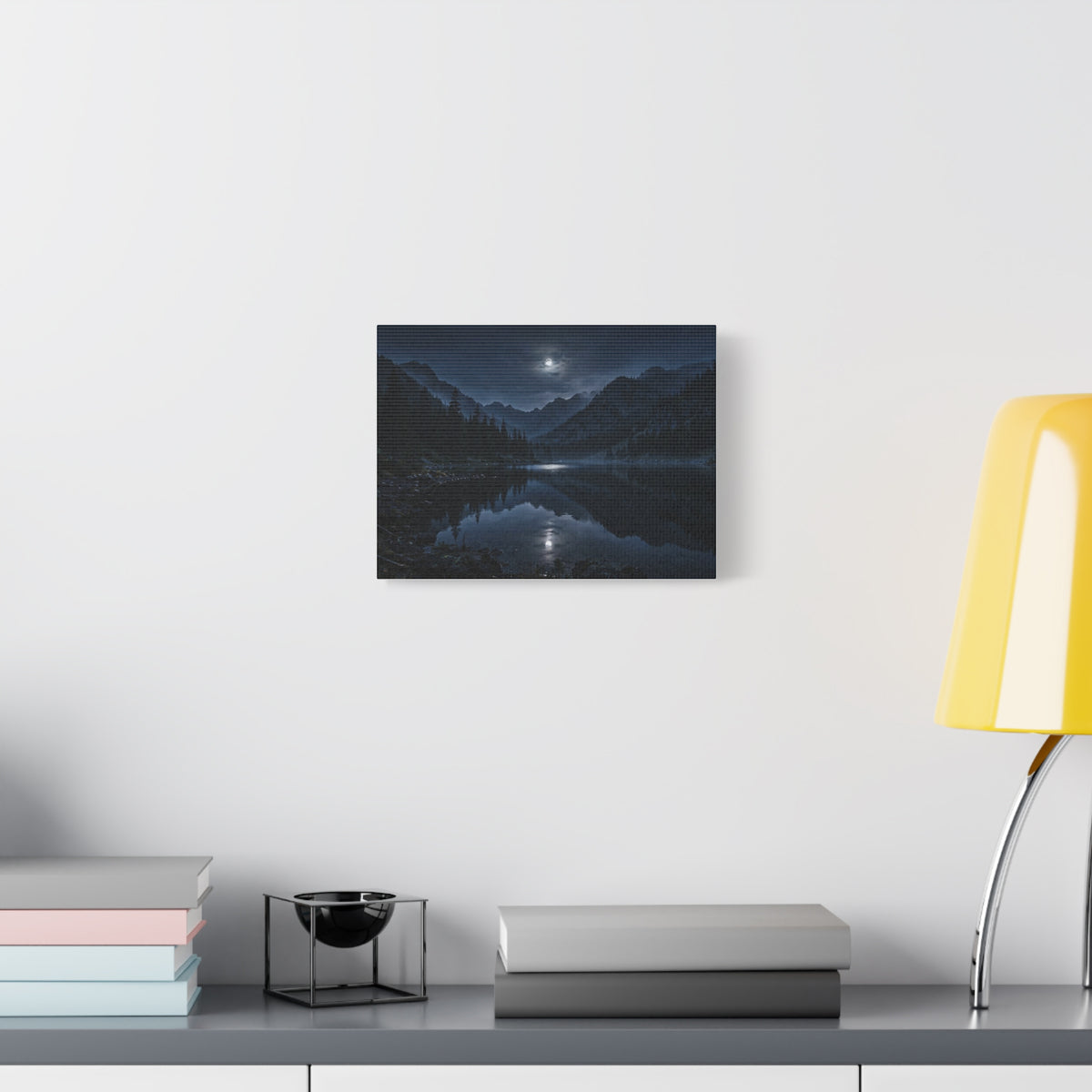 Moonlit Lake — Wander Wild Co Canvas Print